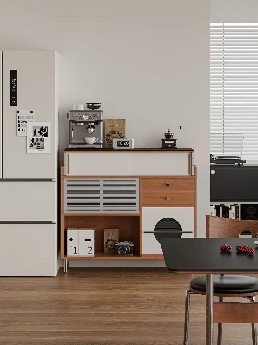 Cabinet staged in a contemporary living environment