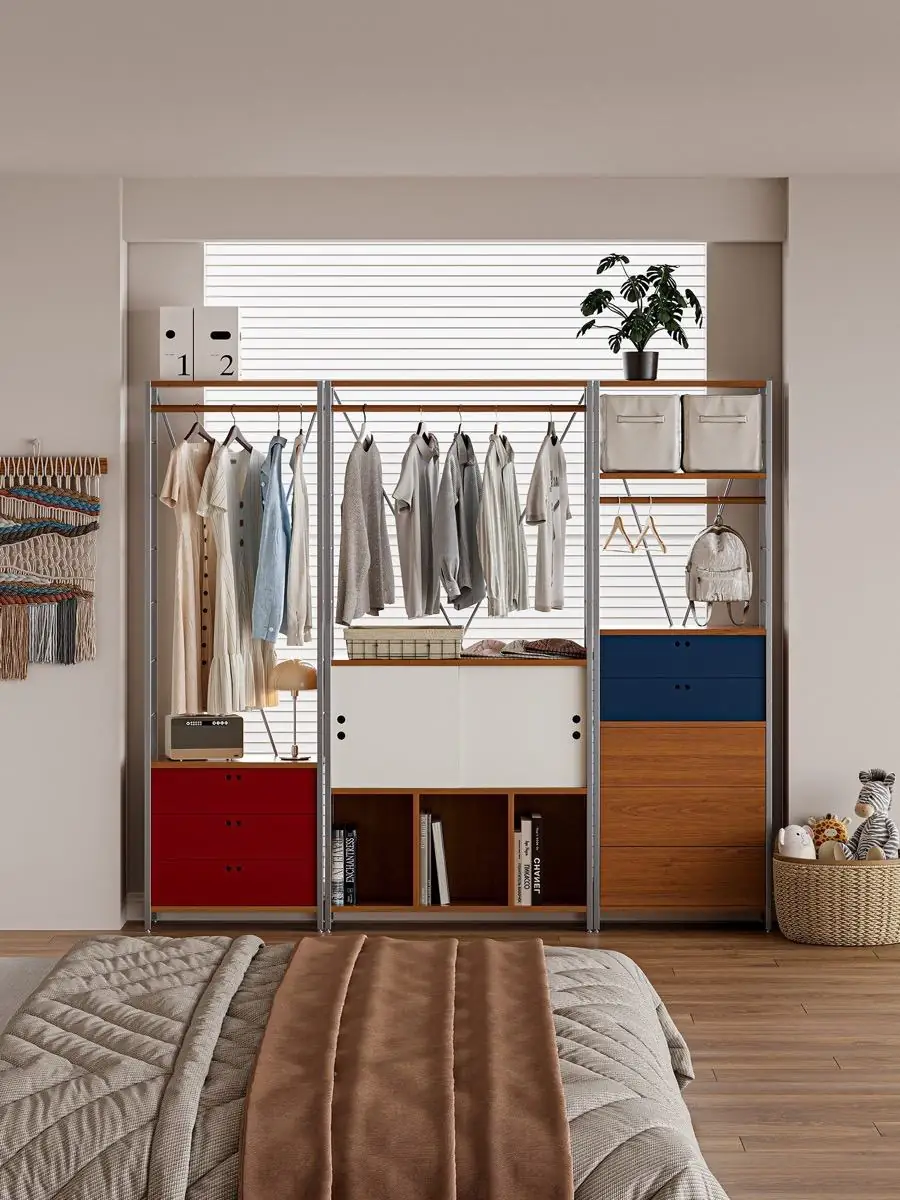 Alternate styling of clothing and accessories in the wardrobe system