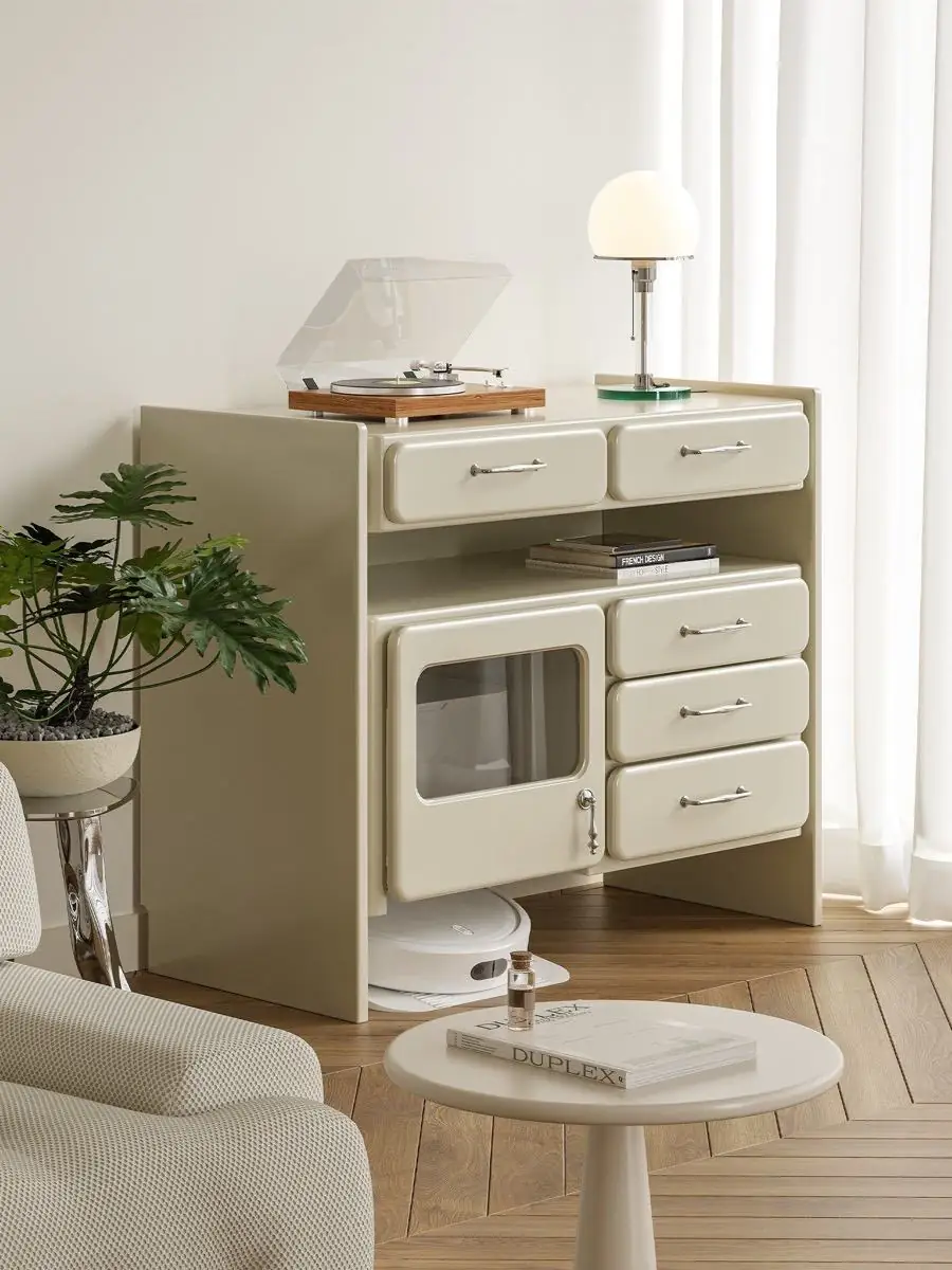Material and form study of the multifunction home-office service console